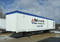 500 Horsepower (HP), 250 PSI Design Pressure, Low NOx Mobile Boiler Room